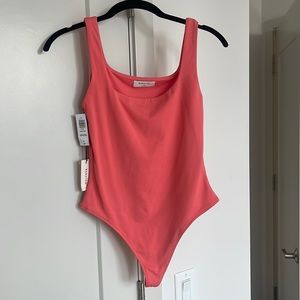Babaton from Aritzia Pink Contour Body Suit New with Tags